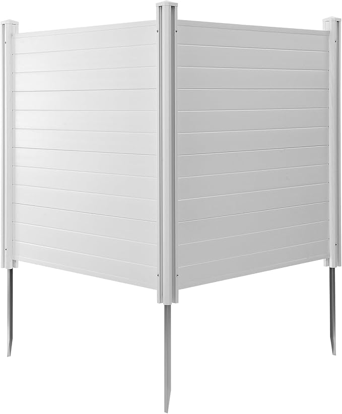 VEVOR Outdoor Privacy Screens, Pool Equipment Enclosure, Horizontal Vinyl - Image 11
