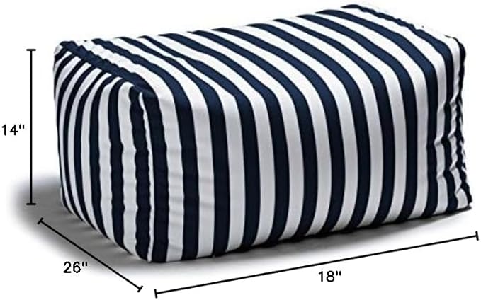 Jaxx Leon Outdoor Bean Bag Ottoman - Image 3