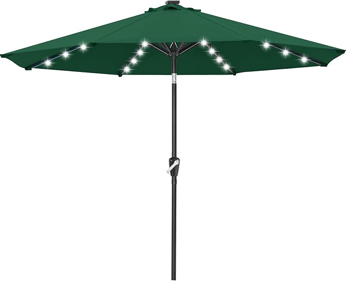 ABCCANOPY Durable Solar Led Patio Umbrellas by ABCCANOPY