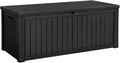 Devoko 150 Gallon Deck Box Resin Outdoor Storage Box Waterproof Storage by DEVOKO
