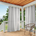 TOWN & COUNTRY BASICS Heavyweight Grommet Curtain, Cloud Grey | Light Filtering by TOWN+%26+COUNTRY+BASICS