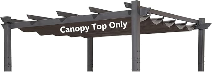 Pergola Shade Cover Replacement Canopy Top Compatible by Unknown
