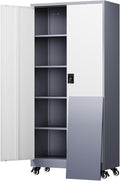 Yizosh Metal Garage Storage Cabinet by Yizosh