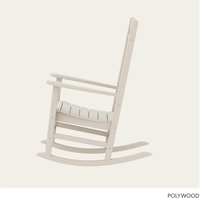 POLYWOOD Presidential Rocking Chair in Sand - Image 5