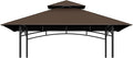 Grill Gazebo Replacement Top, 5 * 8 Outdoor BBQ Top Cover, Double Layer BBQ by COVBOARD