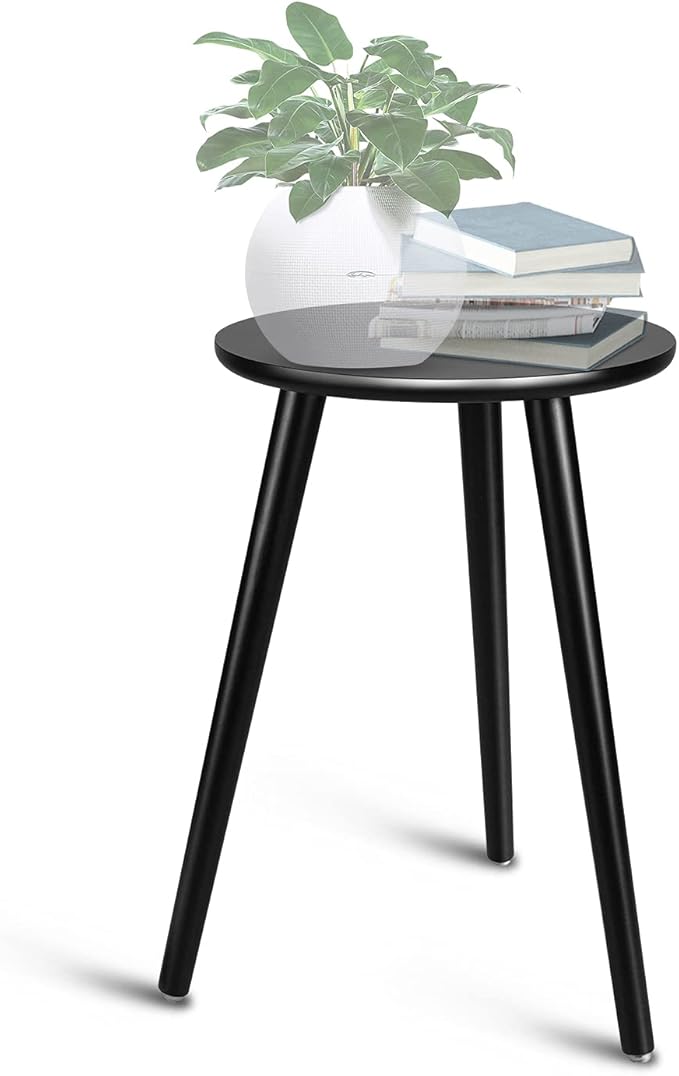 Uneedem Indoor Plant Stand, Modern Plant Table 16.5" Tall Wood Mid Century by Uneedem