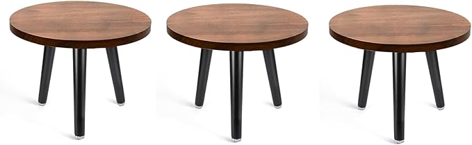 Indoor Plant Stand, Wood Mid Century Plant Table in Walnut Finish, Tall Plant by KGPLOME