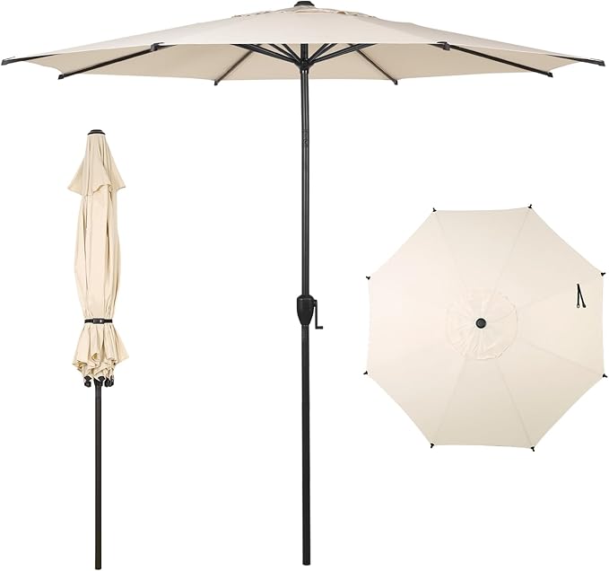 Abba Patio 9FT Lyon Outdoor Patio Umbrella Outdoor Table Umbrella by AbbaPatio