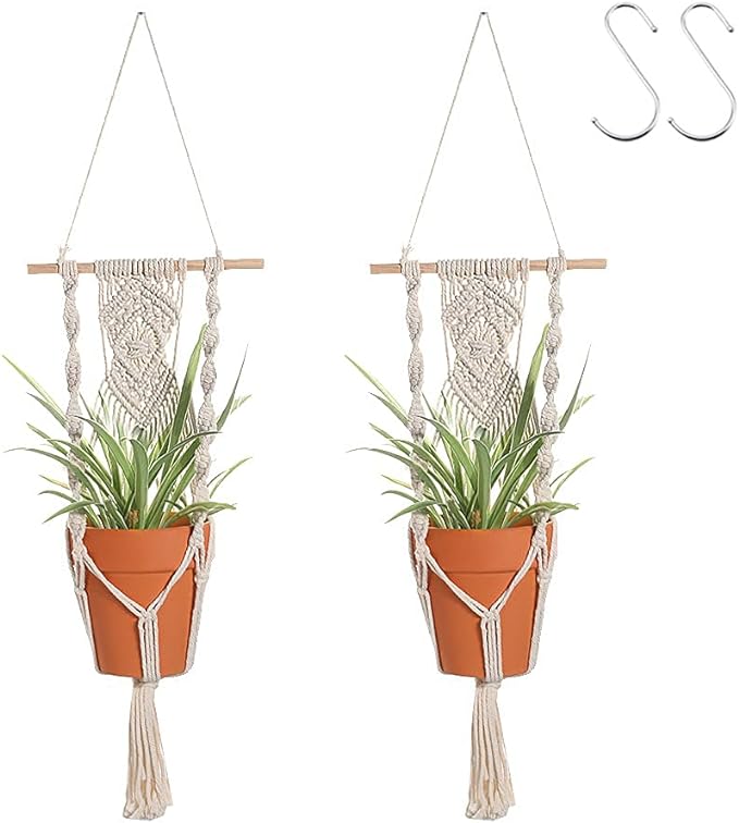 Artilady Boho Macrame Plant Hangers by Artilady
