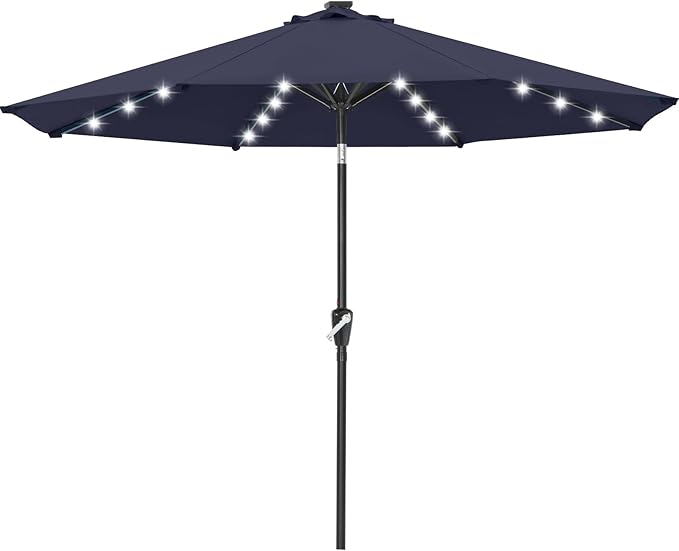 ABCCANOPY Durable Solar Led Patio Umbrellas by ABCCANOPY