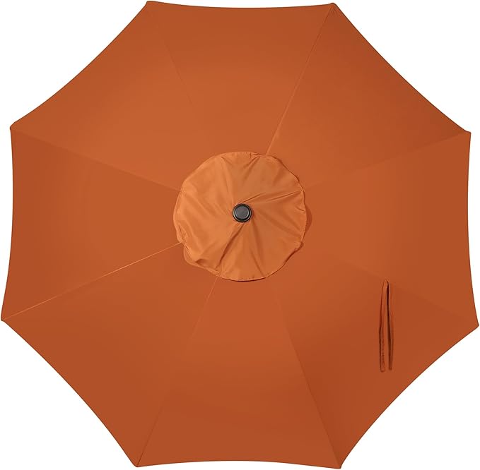 Blissun 9' Outdoor Patio Umbrella, Outdoor Table Umbrella, Yard Umbrella - Image 5