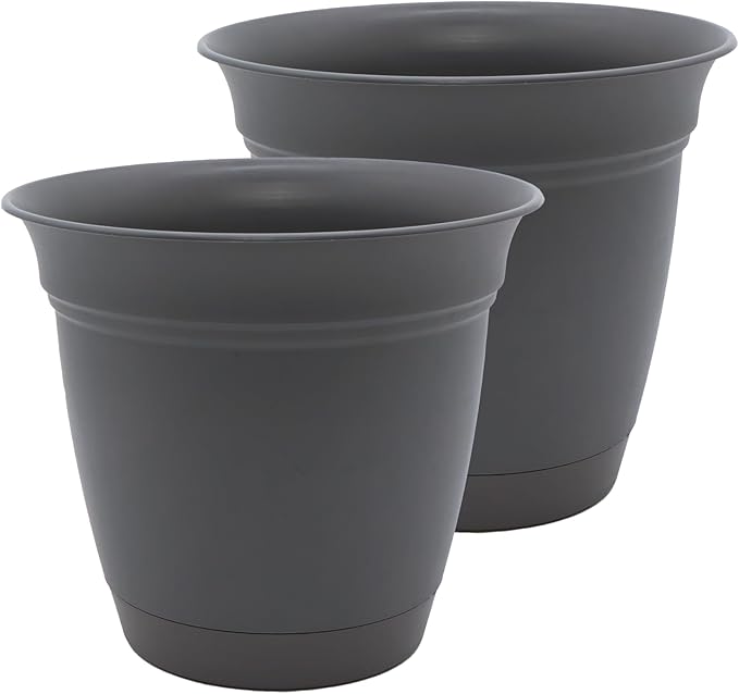 The HC Companies 16 Inch Eclipse Round Planter Pots by TheHCCompanies