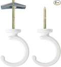 2PCS Ceiling Hooks for Hanging Plants, Heavy Duty Plant Swag Hooks, Hanging by Aidoclip