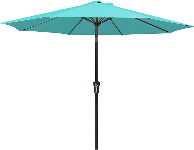 MEWAY 9ft Patio Umbrella Outdoor Table Umbrellas by MEWAY