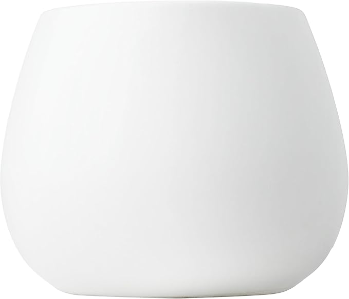 Kate Sleek Matte White Plant Pot Indoor, 5 Inch Pot by VertNook