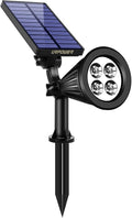 URPOWER Solar Lights Outdoor, 2-in-1 Waterproof Adjustable Solar Spotlights by URPOWER