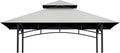 Grill Gazebo Replacement Top, 5 * 8 Outdoor BBQ Top Cover, Double Layer BBQ by COVBOARD