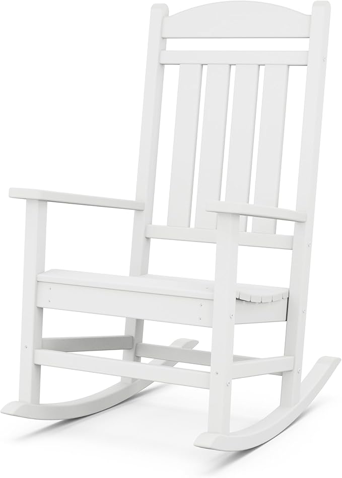 POLYWOOD Presidential Rocking Chair in White by POLYWOOD