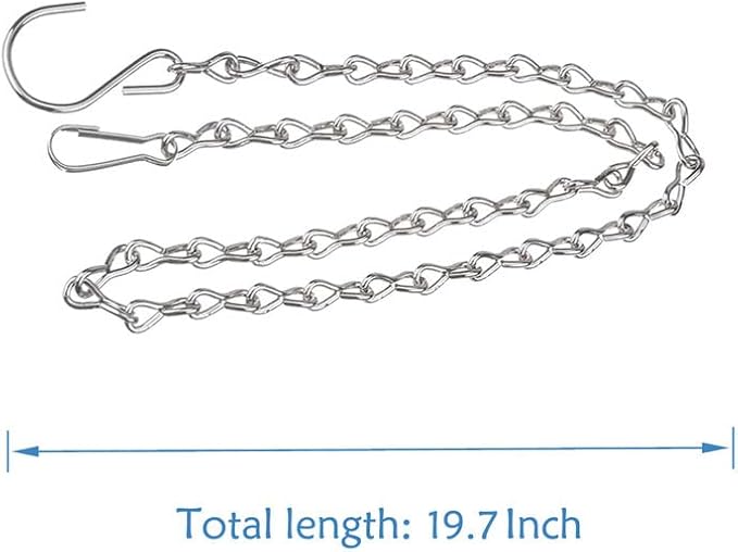 YINGFENG 6 Pack 19.7 Inch Silver Hanging Chain - Image 4
