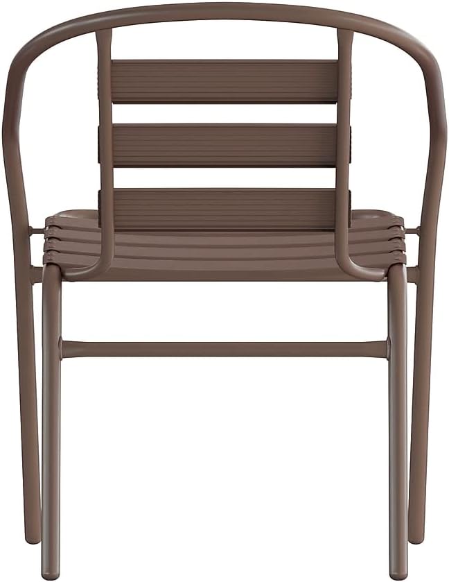 Flash Furniture Lila Metal Restaurant Stack Chairs - Image 5