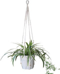 Macrame Plant Hanger Extra Long Indoor Plant Holder by Xibelezal