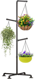 Plant Hanger Indoor, Corner Hanging Plant Stand, Heavy Duty Metal Hanging Plant by Lengfkus