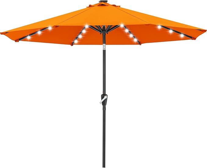 ABCCANOPY Durable Solar Led Patio Umbrellas by ABCCANOPY