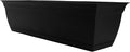 The HC Companies 24" Eclipse Plastic Window Box 7.76"x24"x6.57" in Black Color by TheHCCompanies