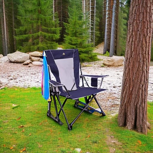 GCI Outdoor Comfort Pro Rocker Collapsible Rocking Chair & Outdoor Camping Chair - Image 2