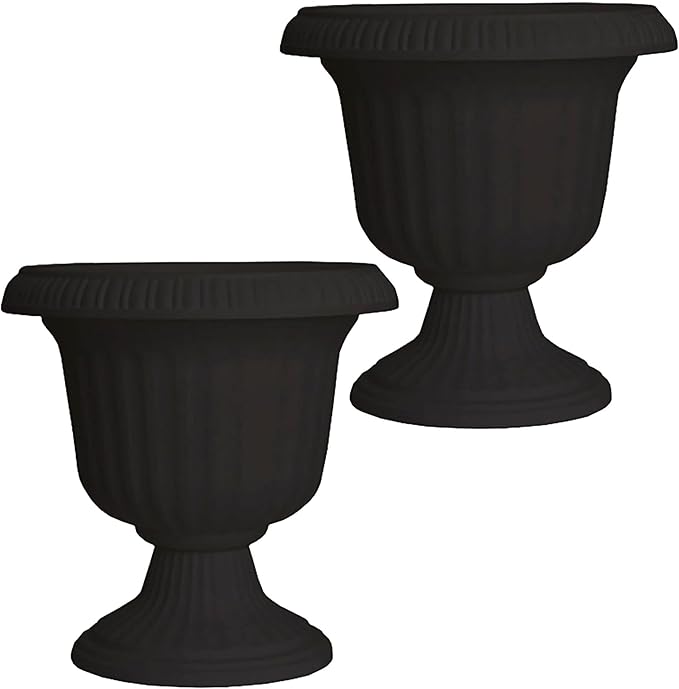 Southern Patio Large 14 Inch Outdoor Garden Lightweight Utopian Urn Planter by SouthernPatio