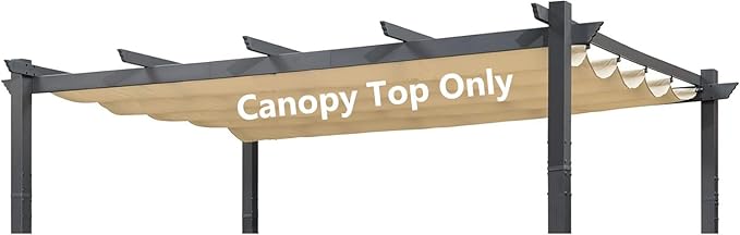 Pergola Shade Cover Replacement Canopy Top Compatible by Unknown