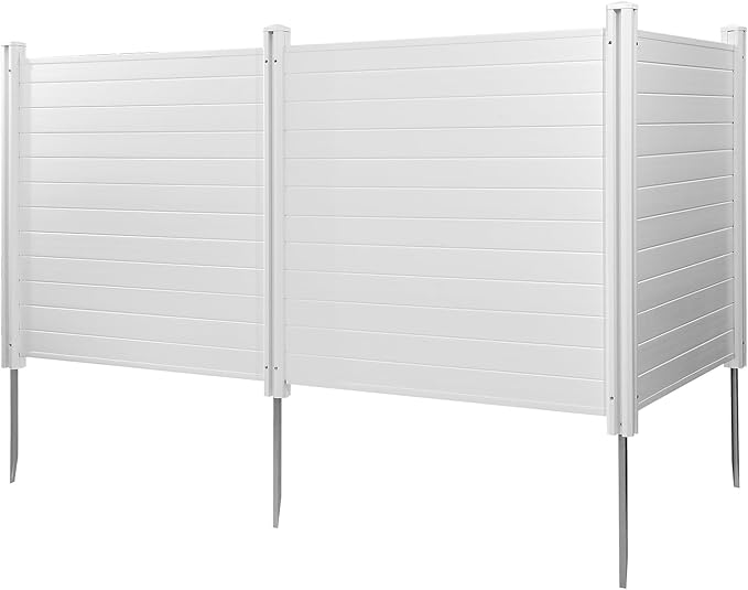 VEVOR Outdoor Privacy Screen, 50in H x 50in W Air Conditioner Fence, 3-Panel - Image 11