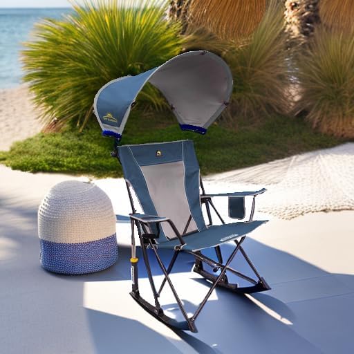 GCI Outdoor Sunshade Rocker Outdoor Rocking Chair - Image 2