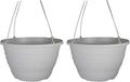 The HC Companies 13 Inch Wrapt Hanging Planters, Lightweight UV-Resistant by TheHCCompanies