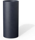 Kante 18.9 Inch Tall Cylindrical Planter, Large Round Plant Pots by Kante