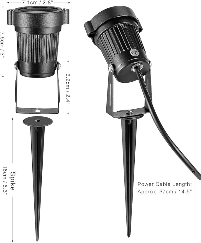 OurLeeme Lawn Flood Light Stake, 2-in-1 Waterproof Outdoor Remote controlle - Image 7