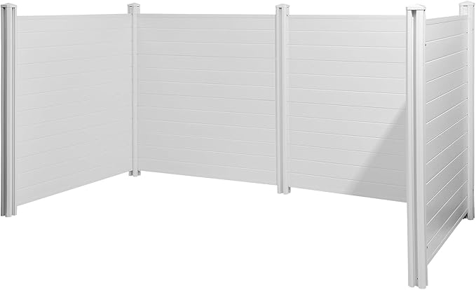 VEVOR Outdoor Privacy Screens, Pool Equipment Enclosure, Horizontal Vinyl - Image 12