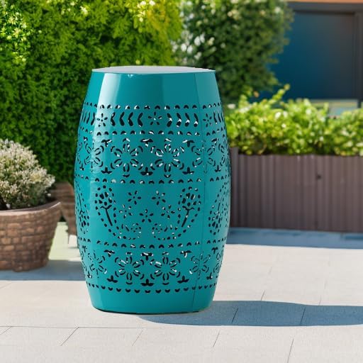 Christopher Knight Home Ruby Outdoor 12" Iron Side Table - Image 6