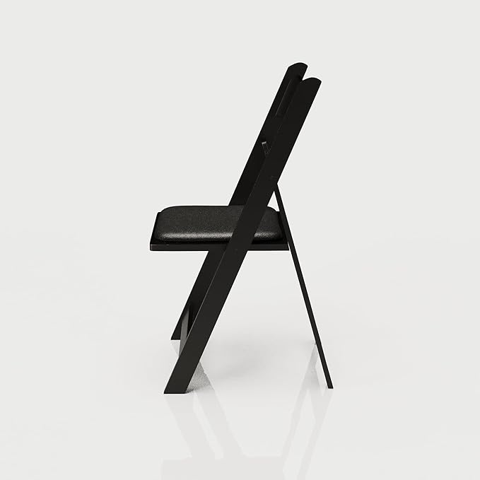 300 Black Resin Stackable Folding Chair - Image 7