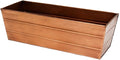 Achla Designs C-20C Copper Plated Flower Box, Medium Window Flowerbox Planter by ACHLADesignsHomeGarden