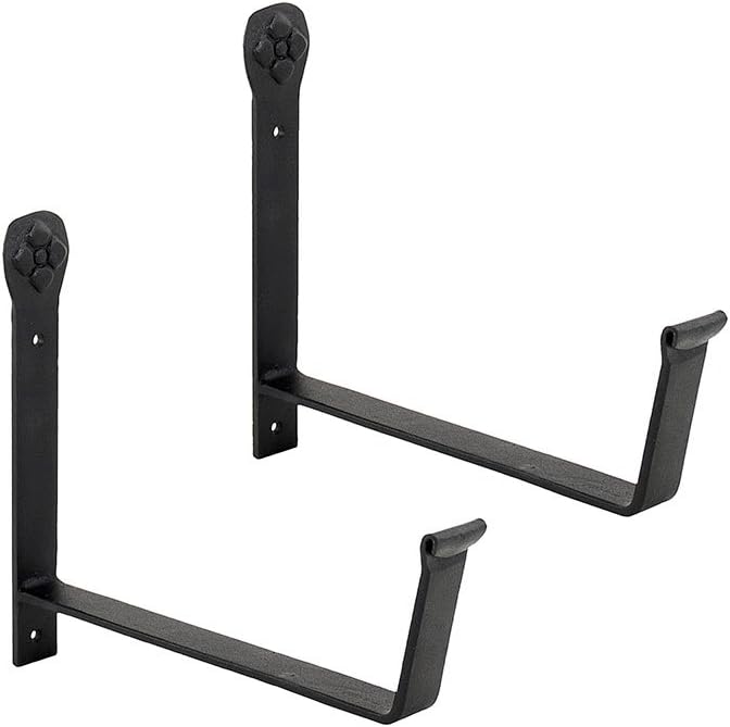 Achla Designs SFB-02 Wall-Mount, 8 inch Flower Window Box Planter Brackets by ACHLADesignsHomeGarden
