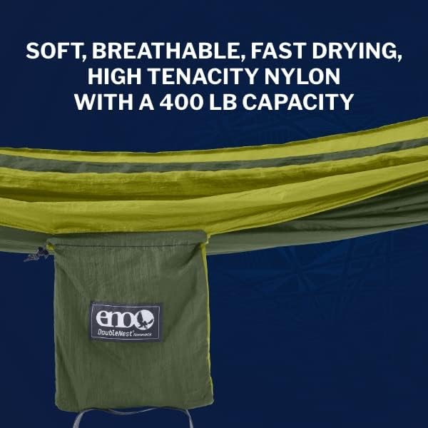 ENO, Eagles Nest Outfitters DoubleNest Lightweight Camping Hammock, 1 to 2 - Image 6