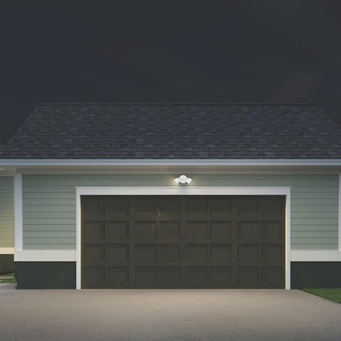 Lithonia Lighting HomeGuard 2-Light LED Outdoor Flood Lights, Outdoor LED Lights - Image 9
