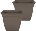 The HC Companies 12 Inch Eclipse Square Planter Pots by TheHCCompanies