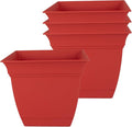 The HC Companies 8 Inch Eclipse Square Planter Pots by TheHCCompanies
