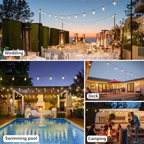 Brightever 3 Color in 1 LED Outdoor String Lights - Image 7