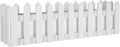 YARDWE Picket Fence Panels Wooden Picket Fence Flower Pot Window Box Planter by YARDWE