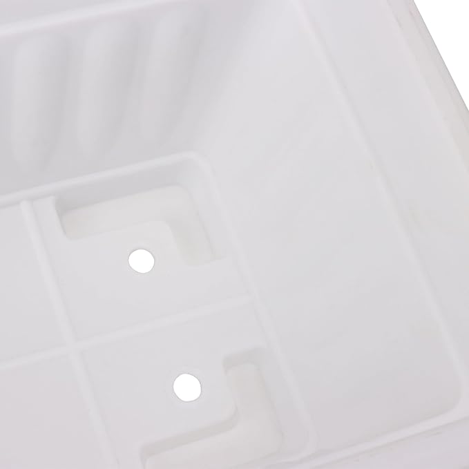 JOIKIT 6 Packs 17 Inch White Plastic Flower Window Boxes Planters - Image 4