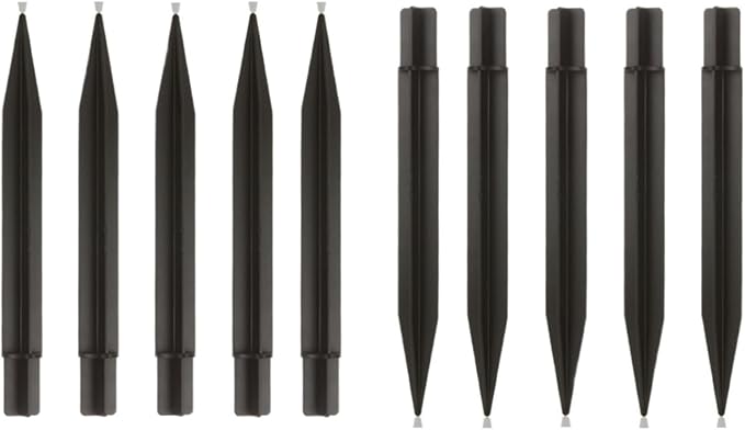 8.25" Reinforced ABS Plastic Solar Ground Spikes by Unknown