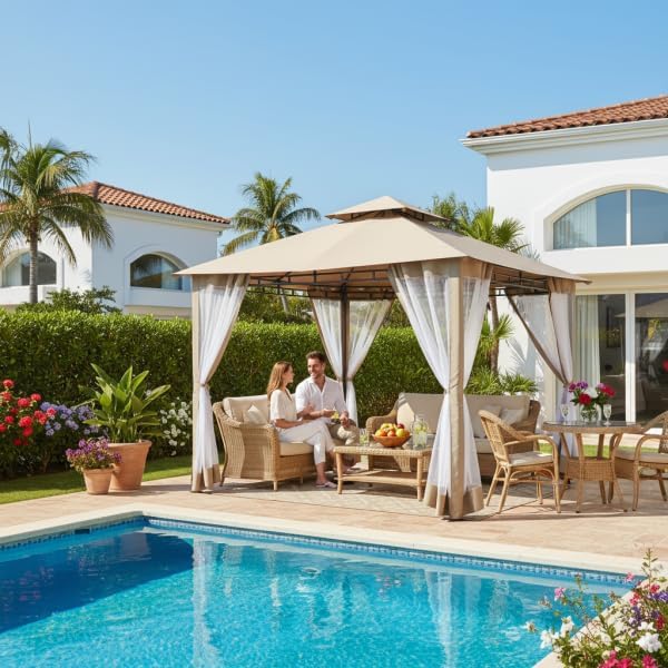 COBIZI Gazebo 10x10 Heavy Duty Gazebos - Image 4